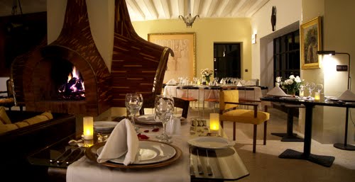 Domaine Malika - dining