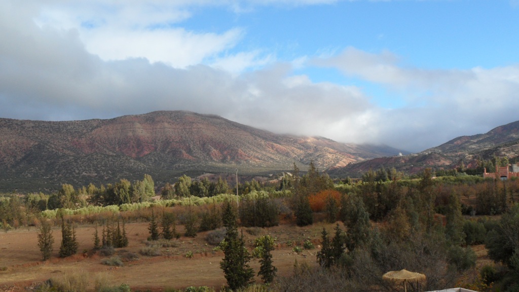 View up valley from Marigha