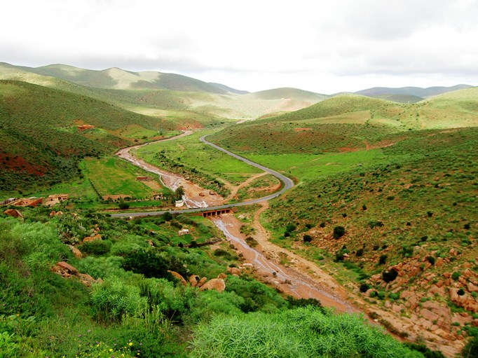 Just inland from Sidi Ifni